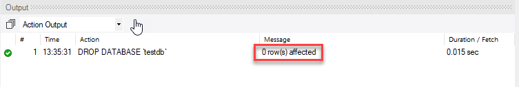 How to Drop Database from MySQL