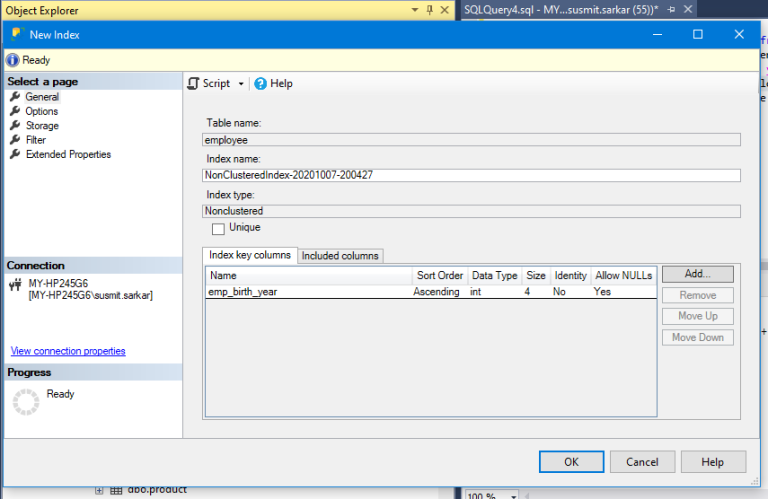 SQL Server Index on Computed Columns - Tutorialsbook