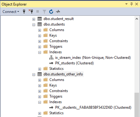 SQL Server DROP INDEX