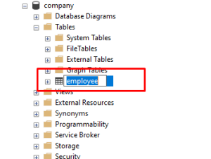 SQL Server RENAME TABLE - Tutorialsbook