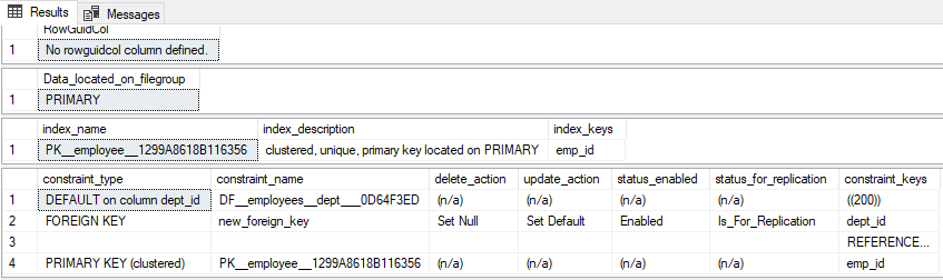 SQL Server FOREIGN KEY